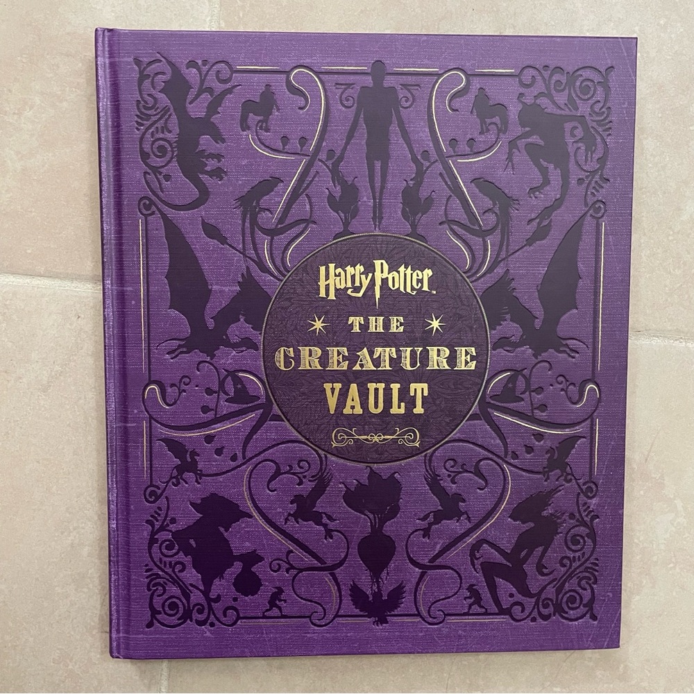Harry Potter "The Creature Vault" Large Hardcover Purple Book
